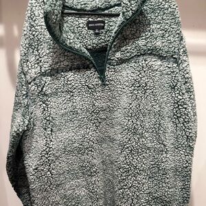 Zenana Outfitters Green Sherpa Jacket